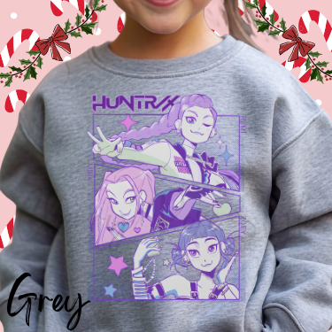Huntrix K-Pop Sweatshirt-Youth Size