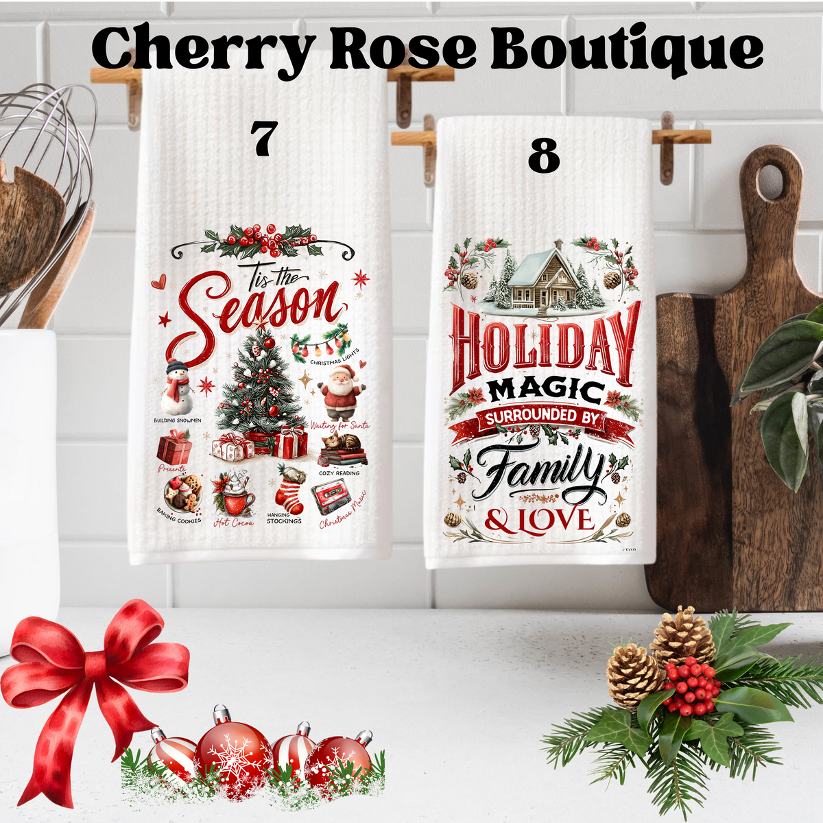 Christmas Kitchen Towels