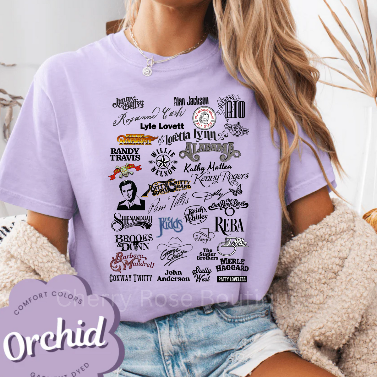 80's Country Bands Comfort Color Tee