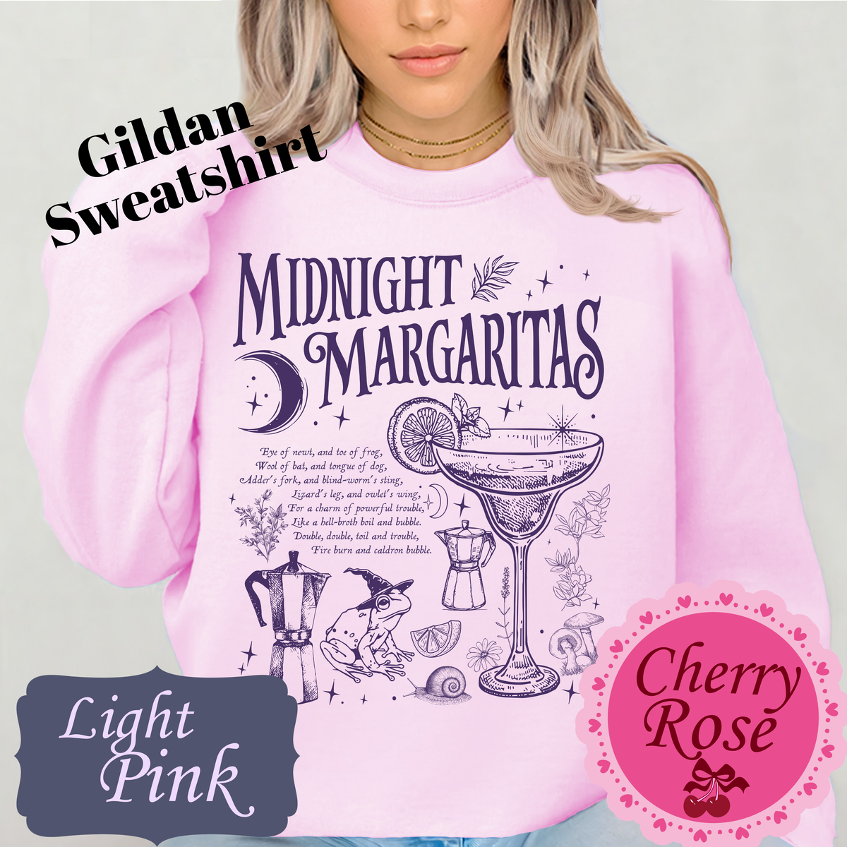 Midnight Margaritas Practical Magic Comfort Color Tee Gildan Sweatshirt